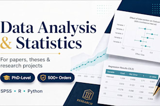 perform statistical data analysis with spss, r, or python