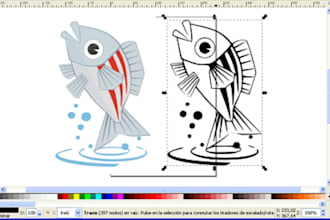 convierto tu dibujo en diseño vectorial