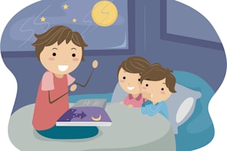read a bedtime story for your child in my native British accent