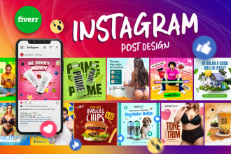 design creative instagram facebook post design