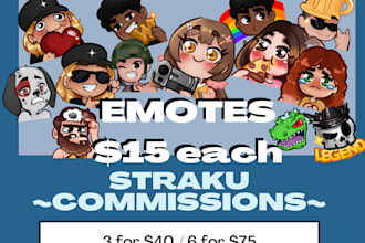 make twitch emotes or badges for your stream