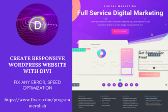 design divi wordpress website using divi theme