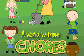 design a kids book cover or ebook design for your new kids publication in English or Spanish