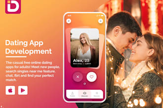 build a custom dating app, chatting app, and dating website