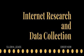 do internet research, b2b, linkedin lead generation