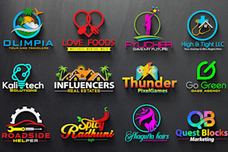 do outstanding 2d 3d logo design for your brand, company or business