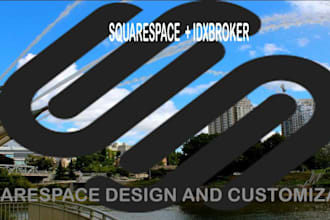 design your squarespace website or customize