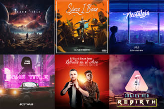 design an amazing music album cover art design