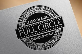 design circle stamp badge logo