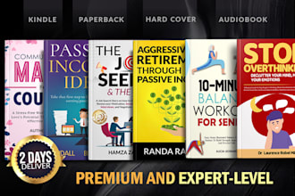 creative kindle book ebook and print book cover design