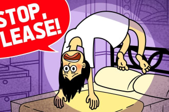 create cartoon youtube thumbnail in 24 hours