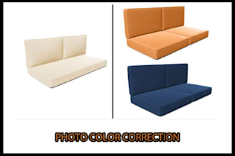 photo color correction and image color change service