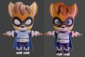 create low and high poly 3d models