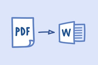 transcript scans, images and pdfs to word