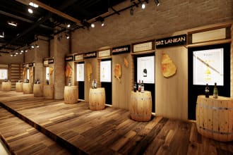 design your restaurant, bar area and pub