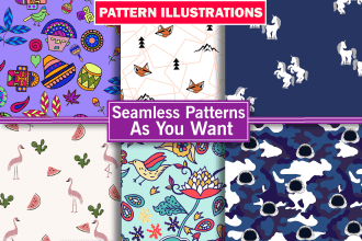 do seamless patterns design for textile fabric