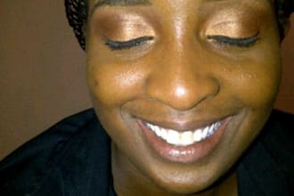 create a bronze smokey makeup look
