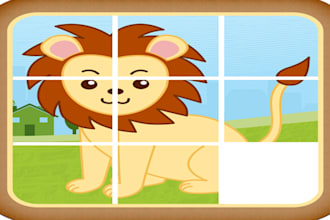 create a android sliding puzzle