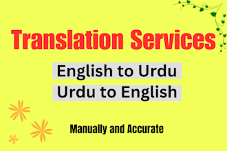 english to urdu translation and urdu to english translation