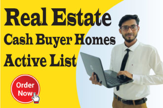 do real estate active cash buyers list