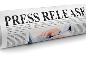 write press release and do press release distribution