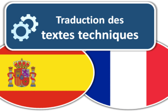 translate technical texts from french to spanish