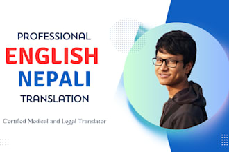 professionally translate english to nepali or hindi