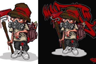 create character or mascot logo