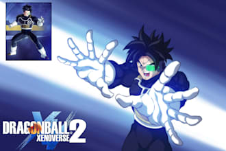 design your original character in dragon ball z anime style