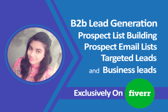 do b2b lead generation and find business email