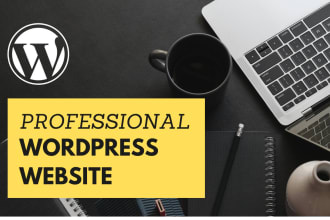 develop or create wordpress website, modern website design as elementor expert