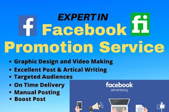 do facebook promotion in USA