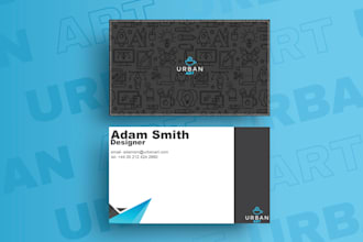 design unique minimalist and professional business card