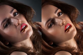 do photo retouching 3 images