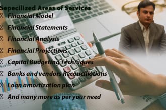 prepare,financial statements,detail analysis, reconciliation