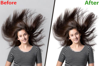 do remove background by clipping path and masking
