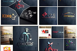 do 5 perfect 3d logo design and business card for free