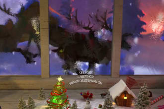 design  your  christmas greetings video