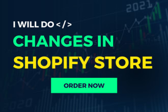 do changes in shopify store fix bugs solve technical issues