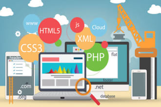 customize or fix bugs in php,js,jquery,html,css,ci,laravel,wp,opencart