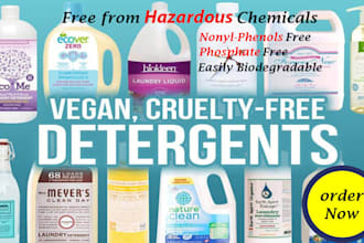 provide laundry and toiletry cleaning products formulations