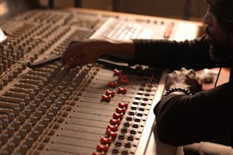 skillfully and professionally mix and master your 2 to 5 minute 10 stem song