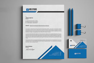 design your business card and letterhead
