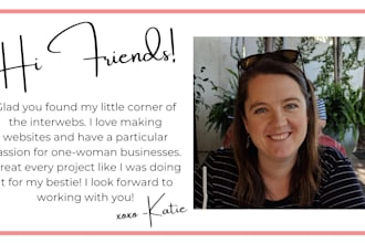 design a beautiful, mobile friendly website for your woman owned small business