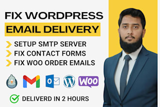 fix wordpress emails not sending and setup wp mail SMTP