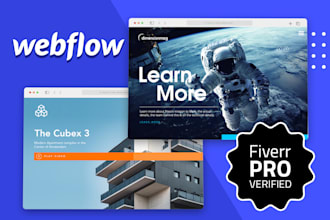 design a webflow website for you