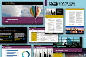 expertly create word and powerpoint templates to match your branding