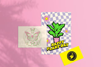 design an illustrated card for you or your business