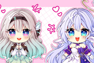draw cute chibi anime art