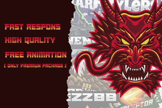 create design mascot logo creation for your stream